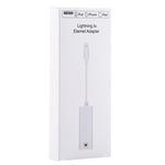 NK107A1 8핀 to RJ45 이더넷 LAN 네트워크 어댑터 케이블 아이폰 / 아이패드 시리즈용, 총 길이: 16cm