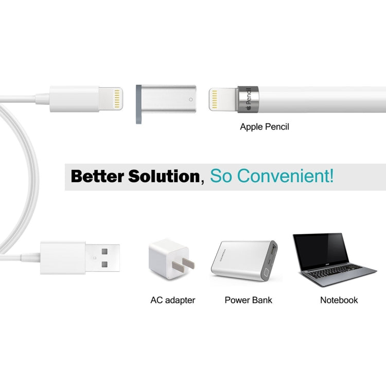 알루미늄 쉘 Apple Pencil 충전기 어댑터 iPad Pro용