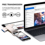 RQW-10D 2 in 1 USB 2.0 & 8핀 128GB 플래시 드라이브, RQW-10D
