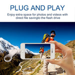 RQW-10D 2 in 1 USB 2.0 & 8핀 128GB 플래시 드라이브, RQW-10D
