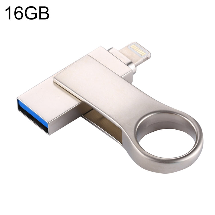 RQW-10D 2-in-1 USB 2.0 & 8핀 16GB 플래시 드라이브, RQW-10D