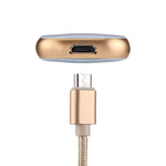 RQW-18S 8핀 64GB 다기능 플래시 디스크 드라이브 USB / 마이크로 USB to 마이크로 USB 케이블 포함, RQW-18S 골드