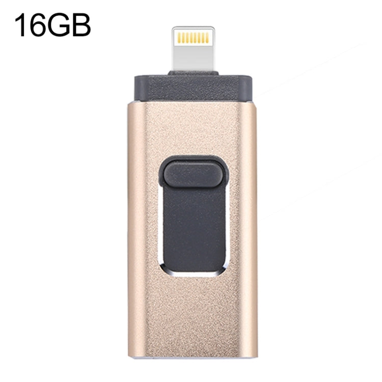 easyflash RQW-01B 3 in 1 USB 2.0 & 8핀 & 마이크로 USB 16GB 플래시 드라이브, RQW-01B 블랙, RQW-01B 골드, RQW-01B 로즈 골드, RQW-01B 실버