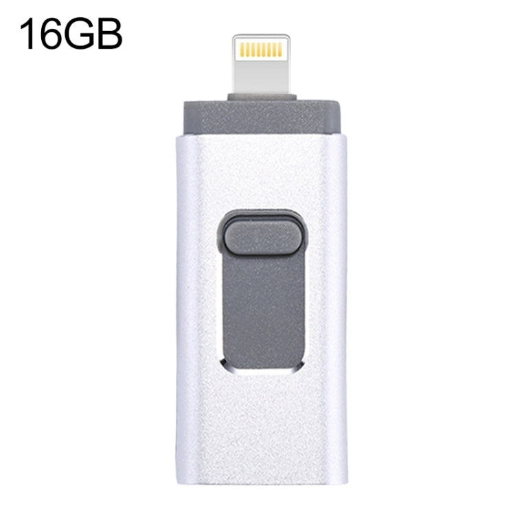 easyflash RQW-01B 3 in 1 USB 2.0 & 8핀 & 마이크로 USB 16GB 플래시 드라이브, RQW-01B 블랙, RQW-01B 골드, RQW-01B 로즈 골드, RQW-01B 실버