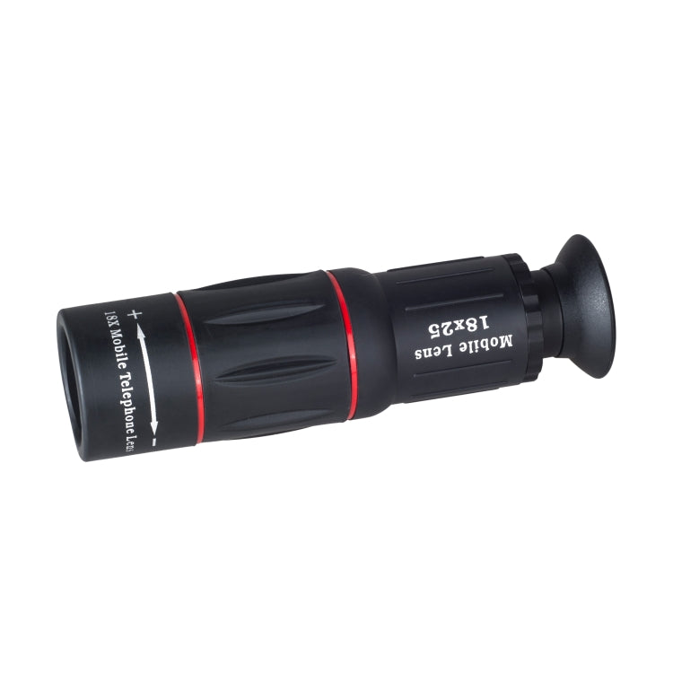 3 in 1 범용 18X 망원 렌즈 + 삼각대 마운트 + 휴대폰 클립, APL-T18ZJ