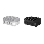 ORICO DUK-5P 40W 5 USB 포트 스마트 충전 스테이션 휴대폰 및 태블릿 거치대 포함, EU 플러그