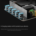 ORICO DUK-5P 40W 5 USB 포트 스마트 충전 스테이션 휴대폰 및 태블릿 거치대 포함, EU 플러그