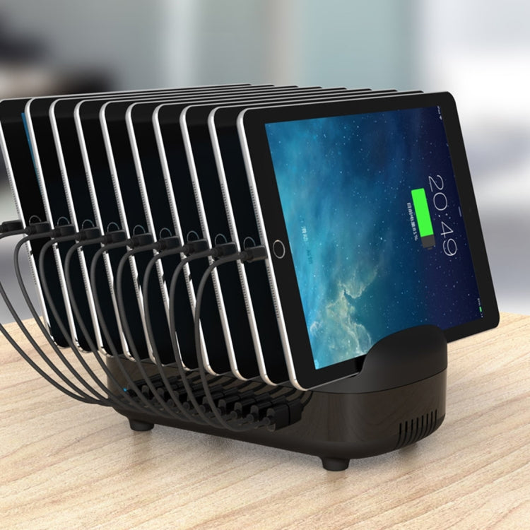 ORICO DUK-10P 120W 10 USB 포트 스마트 충전 스테이션 휴대폰 및 태블릿 거치대 포함, EU 플러그, EU 플러그(블랙), EU 플러그(화이트), US 플러그(블랙), US 플러그(화이트), UK 플러그(블랙), UK 플러그(화이트), AU 플러그(블랙), AU 플러그(화이트)