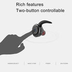 AWEI T1 스포츠 헤드셋 IPX4 방수 무선 블루투스 V4.2 스테레오 이어폰, TWS 지원, T1