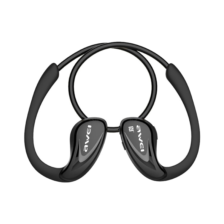 AWEI A880BL 방수 스포츠 블루투스 CSR4.1 이어폰 무선 스테레오 헤드셋 NFC 기능 포함, A880BL