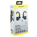 AWEI A880BL 방수 스포츠 블루투스 CSR4.1 이어폰 무선 스테레오 헤드셋 NFC 기능 포함, A880BL