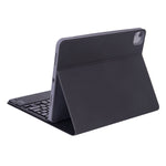 X-11BC 스킨 플레인 텍스처 분리형 블루투스 키보드 태블릿 케이스 for iPad Pro 11인치 2020 / 2018, 터치패드 & 펜 슬롯 포함