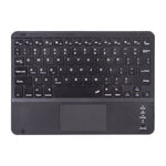 X-11BC 스킨 플레인 텍스처 분리형 블루투스 키보드 태블릿 케이스 for iPad Pro 11인치 2020 / 2018, 터치패드 & 펜 슬롯 포함