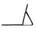 X-11BC 스킨 플레인 텍스처 분리형 블루투스 키보드 태블릿 케이스 for iPad Pro 11인치 2020 / 2018, 터치패드 & 펜 슬롯 포함