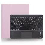 X-11BC 스킨 플레인 텍스처 분리형 블루투스 키보드 태블릿 케이스 for iPad Pro 11인치 2020 / 2018, 터치패드 & 펜 슬롯 포함