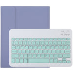 TG11B 분리형 블루투스 그린 키보드 + 마이크로화이버 가죽 태블릿 케이스 iPad Pro 11인치 (2020)용, 펜 슬롯 및 홀더 포함, 그린 키보드