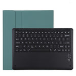 T129 분리형 블루투스 블랙 키보드 마이크로화이버 가죽 태블릿 케이스 iPad Pro 12.9인치 (2020)용, 홀더 포함, 블랙 키보드