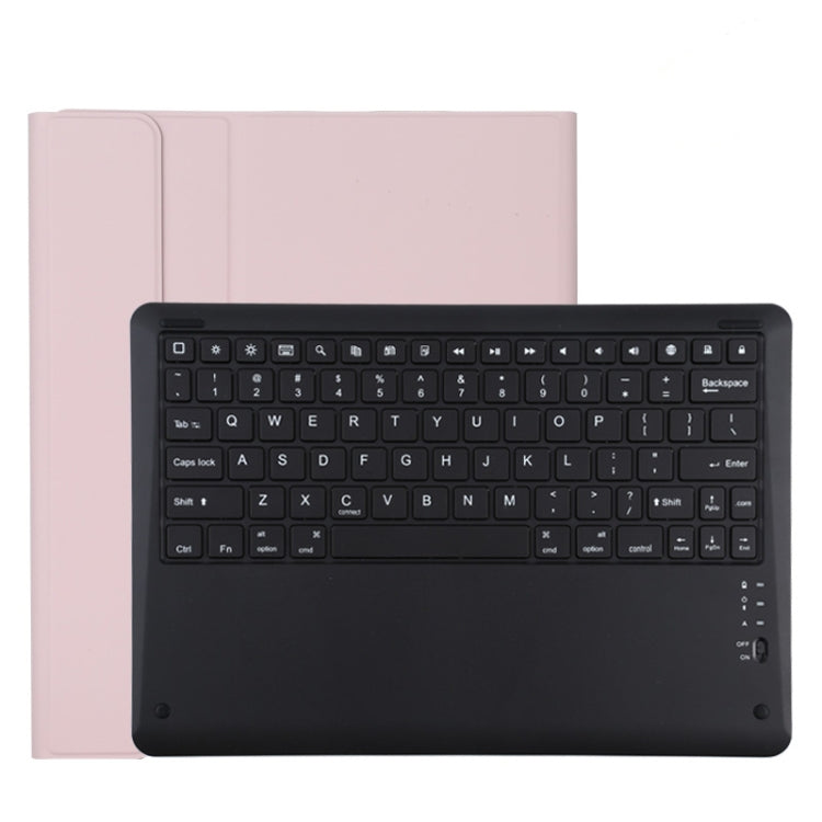 T129 분리형 블루투스 블랙 키보드 마이크로화이버 가죽 태블릿 케이스 iPad Pro 12.9인치 (2020)용, 홀더 포함, 블랙 키보드