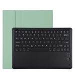 T129 분리형 블루투스 블랙 키보드 마이크로화이버 가죽 태블릿 케이스 iPad Pro 12.9인치 (2020)용, 홀더 포함, 블랙 키보드