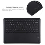 T129 분리형 블루투스 블랙 키보드 마이크로화이버 가죽 태블릿 케이스 iPad Pro 12.9인치 (2020)용, 홀더 포함, 블랙 키보드