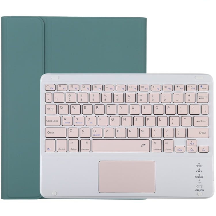 TG-102BC 분리형 블루투스 핑크 키보드 + 마이크로화이버 가죽 태블릿 케이스 iPad 10.2인치 / iPad Air (2019)용, 터치 패드 및 펜 슬롯 및 홀더 포함, 핑크 키보드
