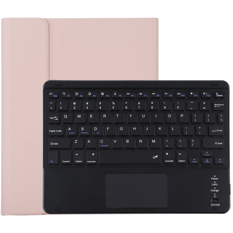 TG-102BC 분리형 블루투스 블랙 키보드 + 마이크로화이버 가죽 태블릿 케이스 for iPad 10.2인치 / iPad Air (2019), 터치패드 & 펜 슬롯 & 홀더 포함, TG-102BC