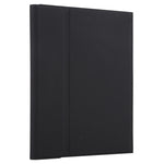 TG97BC 분리형 블루투스 블랙 키보드 + 마이크로화이버 가죽 태블릿 케이스 iPad 9.7인치용, 터치 패드 및 펜 슬롯 및 홀더 포함, TG97BC