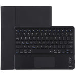 TG109BC 분리형 블루투스 블랙 키보드 + 마이크로화이버 가죽 태블릿 케이스 for iPad Air 2020, 터치패드 & 펜 슬롯 & 홀더 포함, TG109BC
