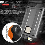 Tough Armor TPU + PC Combination Case for iPhone SE & 5 & 5s, For 5 & iPhone 5S & iPhone SE
