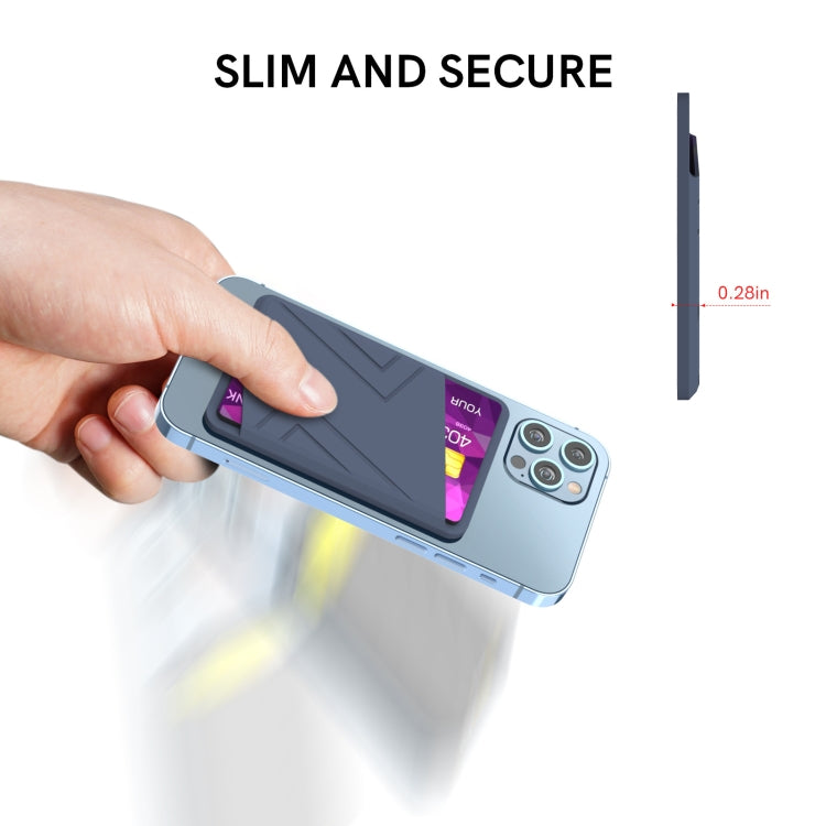 Silicone Wallet Pouch Card Case Magsafing Card Holder