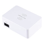 WLX-818F 6 in 1 10W QC3.0 무선 충전 + USB-C / 타입-C + 4 USB 포트 충전기, 스마트 LCD 디스플레이 화면, EU / AU 플러그, EU / AU 플러그 (화이트)