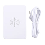 WLX-818F 6 in 1 10W QC3.0 무선 충전 + USB-C / 타입-C + 4 USB 포트 충전기, 스마트 LCD 디스플레이 화면, EU / AU 플러그, EU / AU 플러그 (화이트)
