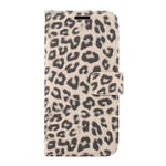 For iPhone XS Leopard Pattern Horizontal Flip Leather Case with Holder & Card Slots, For XS