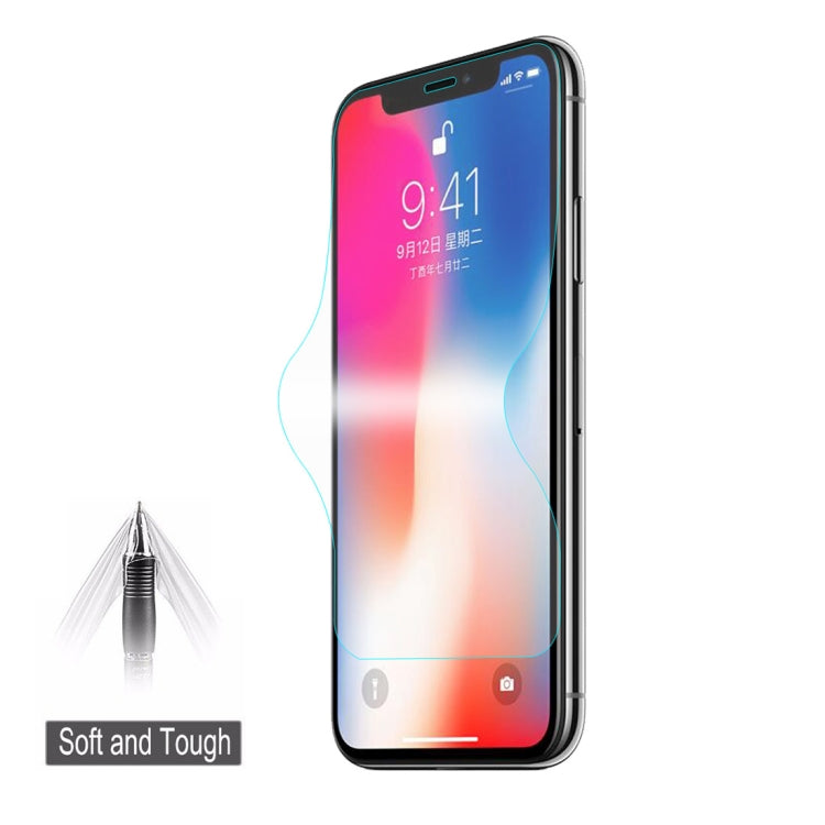 ENKAY Hat-Prince 0.1mm 3D 풀 스크린 프로텍터 폭발 방지 하이드로겔 필름, iPhone XR용, TPU+TPE+PET 소재, iPhone XR