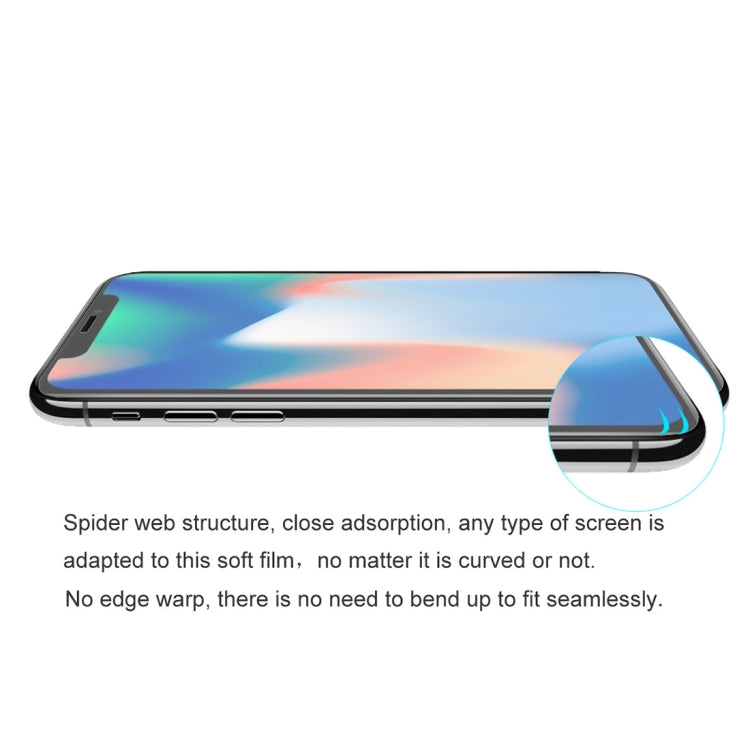 ENKAY Hat-Prince 0.1mm 3D 풀 스크린 프로텍터 폭발 방지 하이드로겔 필름, iPhone XR용, TPU+TPE+PET 소재, iPhone XR