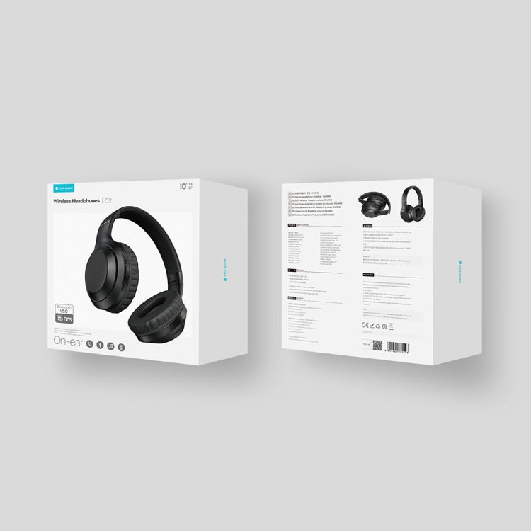 ROCK Space O2 HiFi 블루투스 5.0 무선 헤드셋 마이크 포함, TF 카드 지원, Space O2