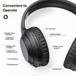 ROCK Space O2 HiFi 블루투스 5.0 무선 헤드셋 마이크 포함, TF 카드 지원, Space O2