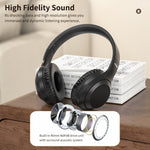 ROCK Space O2 HiFi 블루투스 5.0 무선 헤드셋 마이크 포함, TF 카드 지원, Space O2