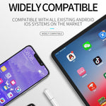 JOYROOM JR-BP560 엑설런트 시리즈 휴대용 범용 수동 디스크 헤드 정전식 펜, 교체 가능한 리필 포함