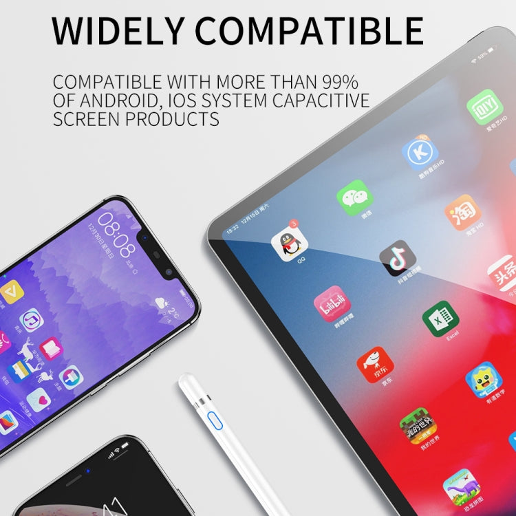 JOYROOM JR-K811 우수 시리즈 마이크로 USB 충전식 액티브 정전식 스타일러스 펜, 자석 캡 포함, Android 및 IOS 호환