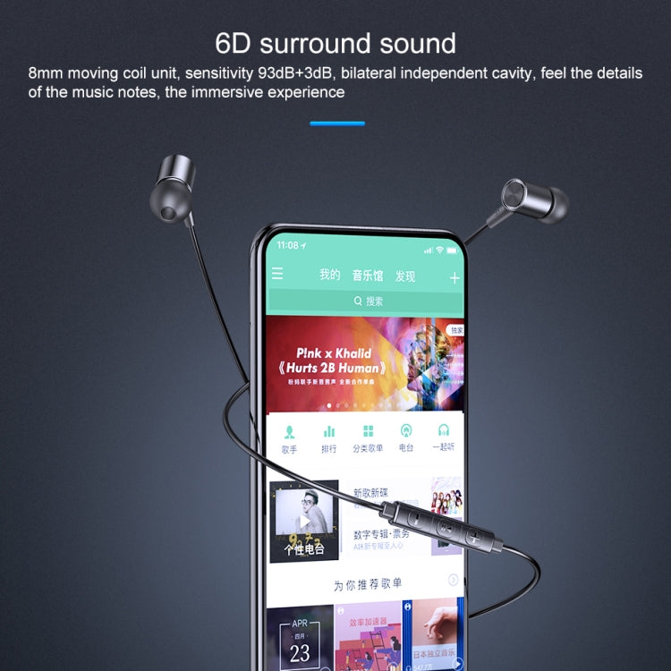 awei L2 3.5mm 플러그 인이어 유선 스테레오 이어폰 마이크 포함