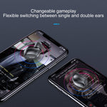 awei T6 TWS 블루투스 V5.0 진정한 무선 스포츠 헤드셋 충전 케이스 포함