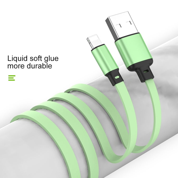 3.5A 액체 실리콘 3 in 1 USB to USB-C / Type-C + 8핀 + 마이크로 USB 자동 줄감기 데이터 동기화 충전 케이블