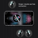 M7 TWS V5.0 양쪽 무선 스테레오 블루투스 헤드셋 충전 케이스 및 디지털 디스플레이 포함