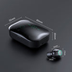 M7 TWS V5.0 양쪽 무선 스테레오 블루투스 헤드셋 충전 케이스 및 디지털 디스플레이 포함