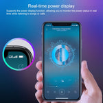 M7 TWS V5.0 양쪽 무선 스테레오 블루투스 헤드셋 충전 케이스 및 디지털 디스플레이 포함
