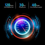 X7 TWS V5.0 양쪽 무선 스테레오 블루투스 헤드셋 충전 케이스 및 디지털 디스플레이 포함