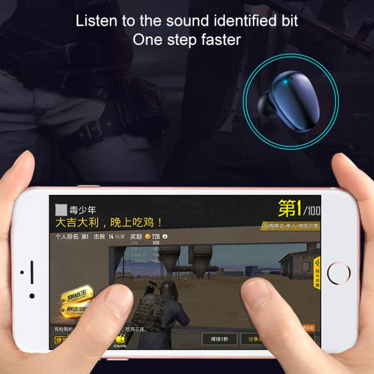 X7 TWS V5.0 양쪽 무선 스테레오 블루투스 헤드셋 충전 케이스 및 디지털 디스플레이 포함