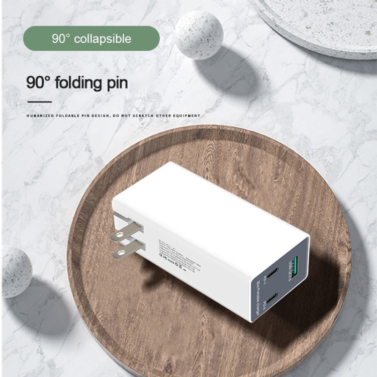 WLX-X3 36W 90도 접이식 핀 휴대용 다기능 USB 충전기, 미국 플러그