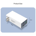 WLX-X3 36W 90도 접이식 핀 휴대용 다기능 USB 충전기, 미국 플러그